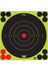 PRO-SHOT Pro-Shot Splatter Shot - 6" Green Reactive Bullseye- Peel & Stick - 12 Count