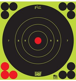 PRO-SHOT Pro-Shot Splatter Shot - 6" Green Reactive Bullseye- Peel & Stick - 12 Count