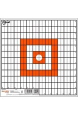 Allen Allen - EZ-AIM Grid Target - 12" x 12" - Orange & White - 12 Count