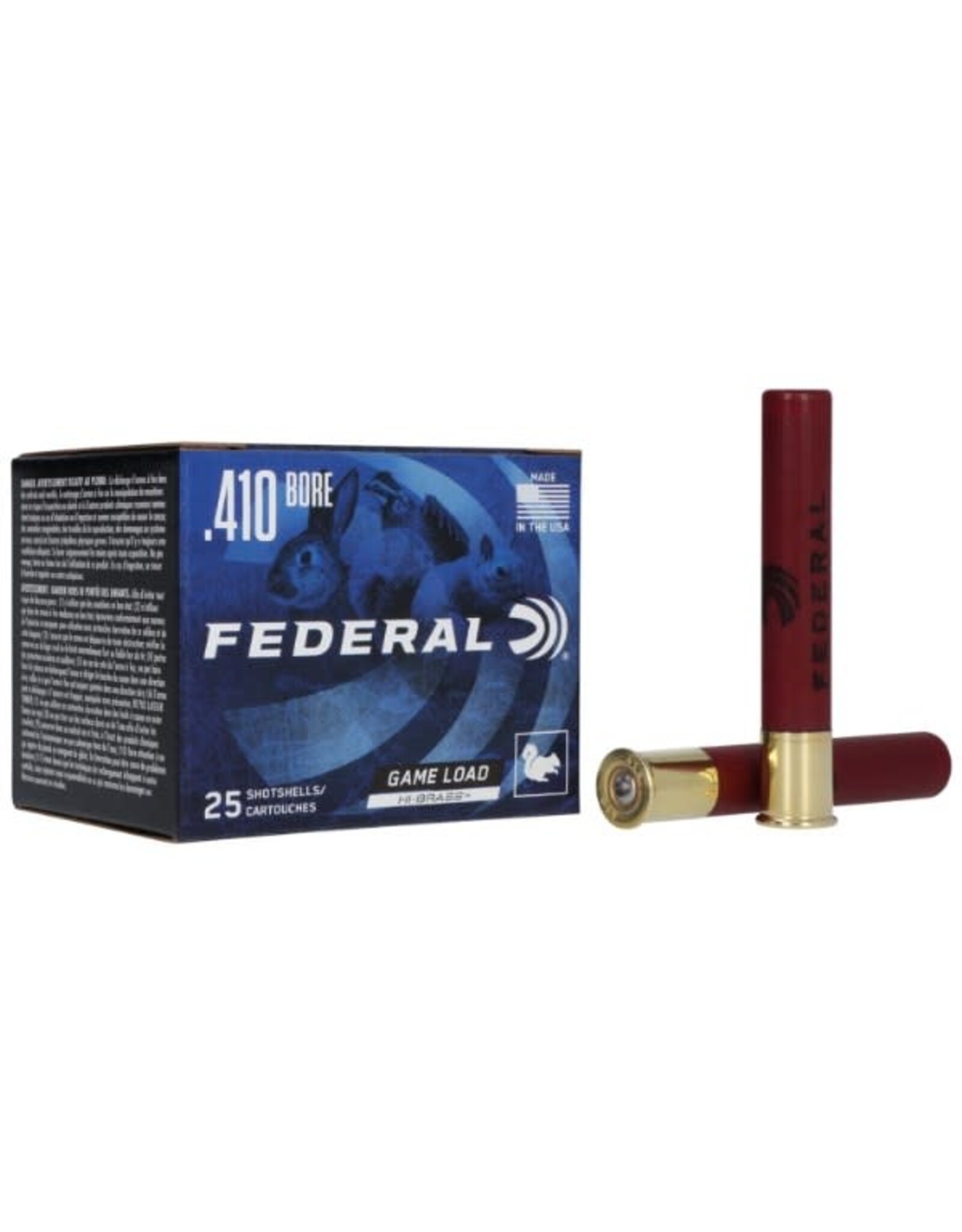 Federal Federal Hi-Brass Game Load .410 Bore 2.5" 1/2 Oz #7.5 1200 FPS - 25 Count