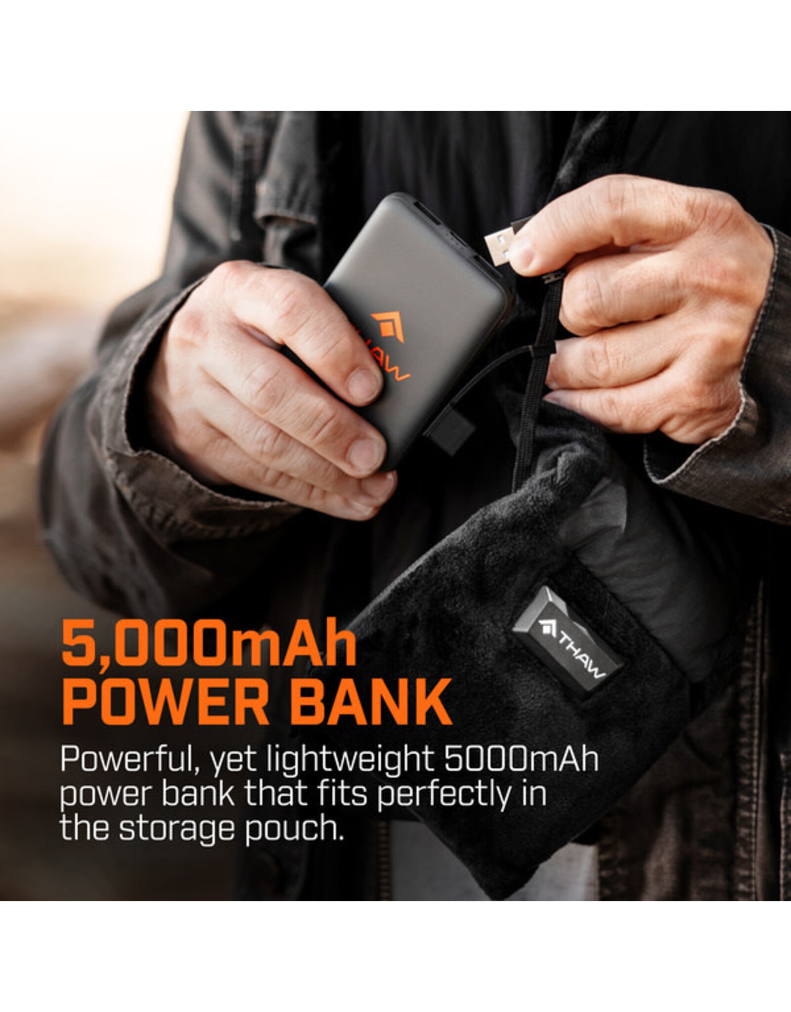 THAW Rechargeable Heated Scarf