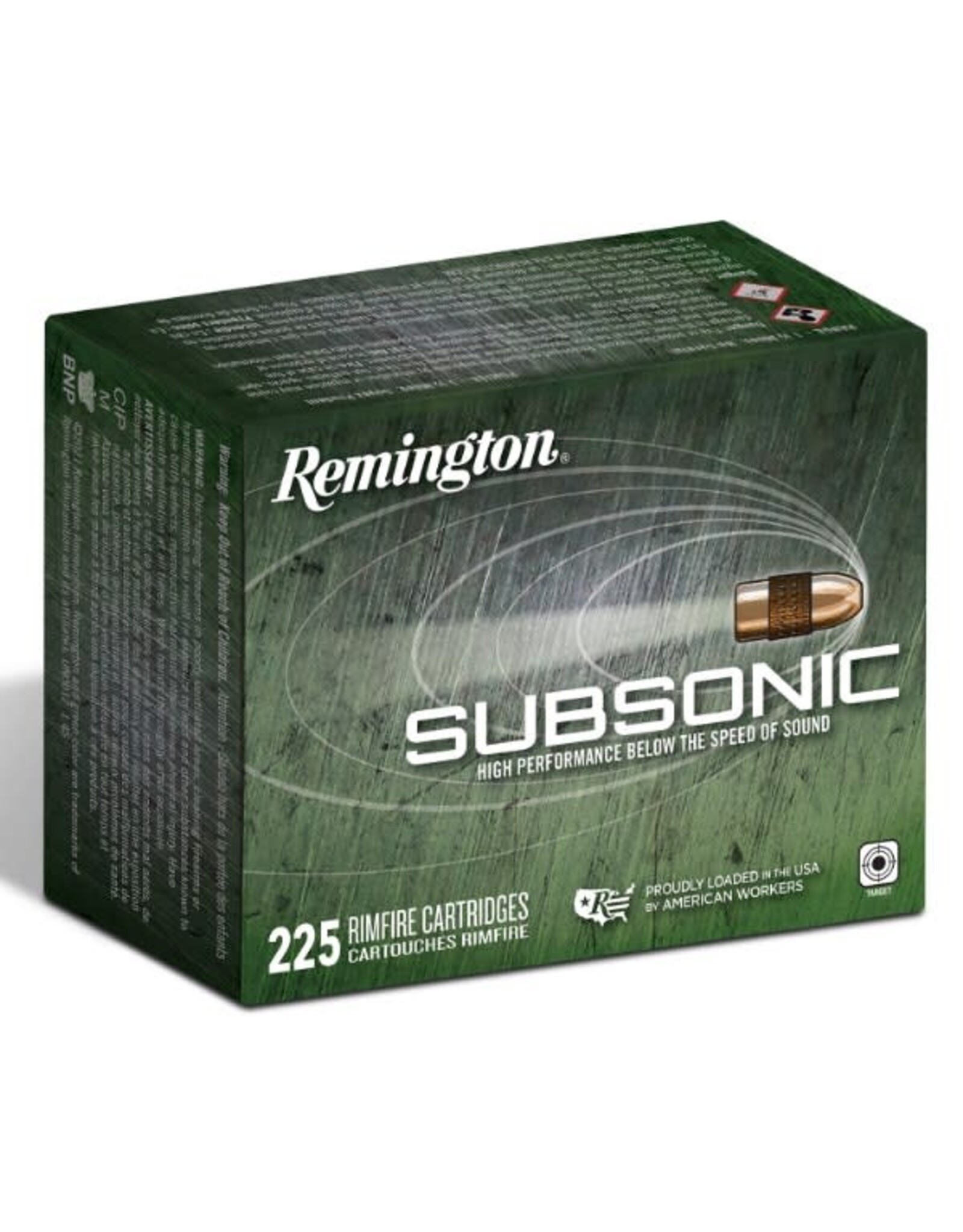 Remington .22 LR 40 Gr CP-HP - Subsonic - 225 Count