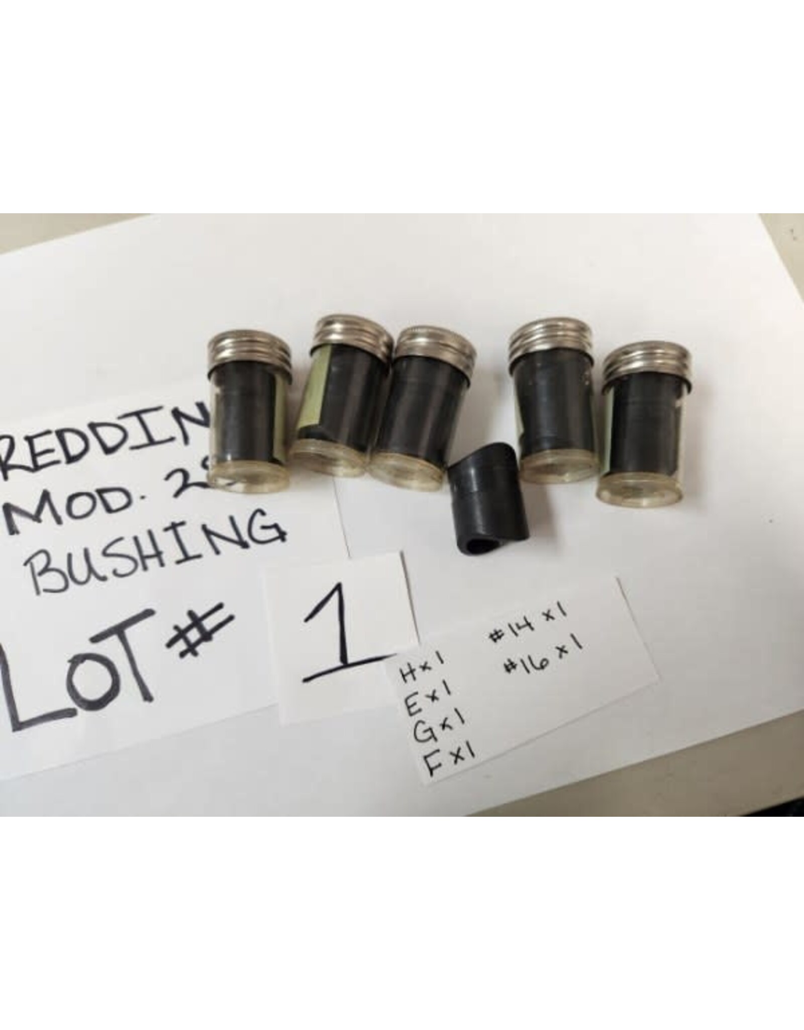 Vintage Redding Shotshell Reloading Bushings - Lot #1 (6 Bushings)