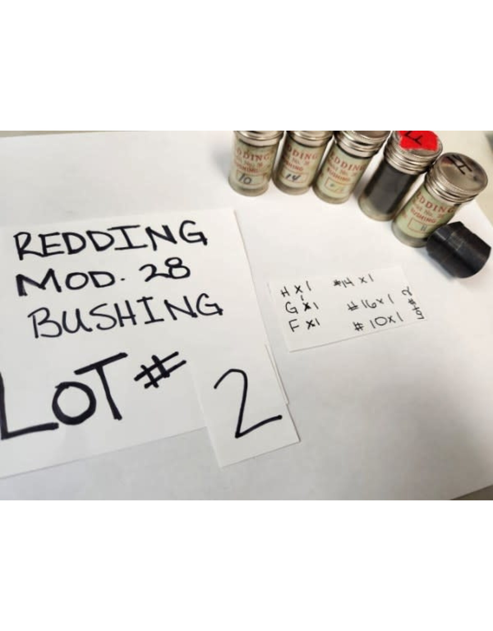 Vintage Redding Shotshell Reloading Bushings - Lot #2 (6 Bushings)