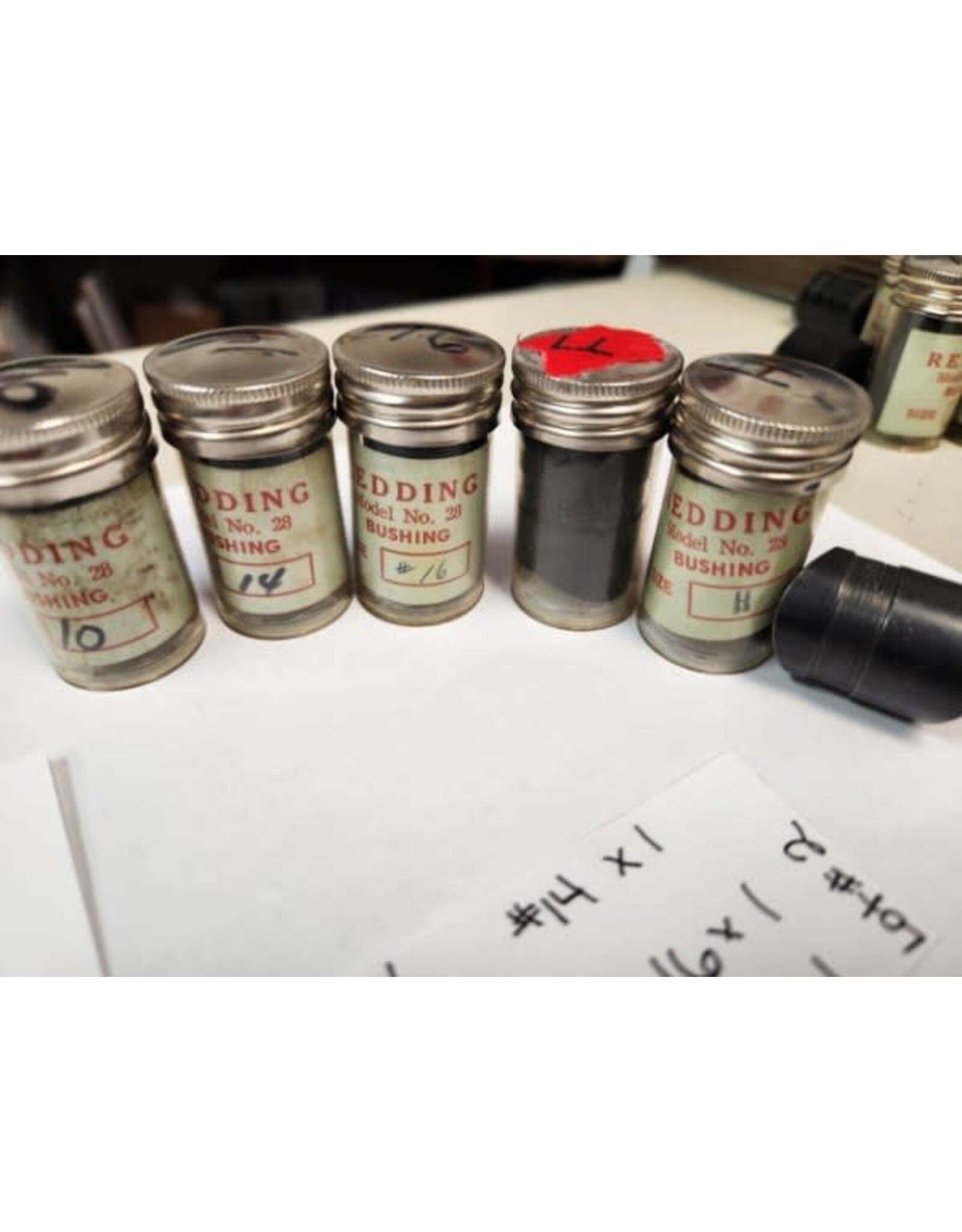 Vintage Redding Shotshell Reloading Bushings - Lot #2 (6 Bushings)