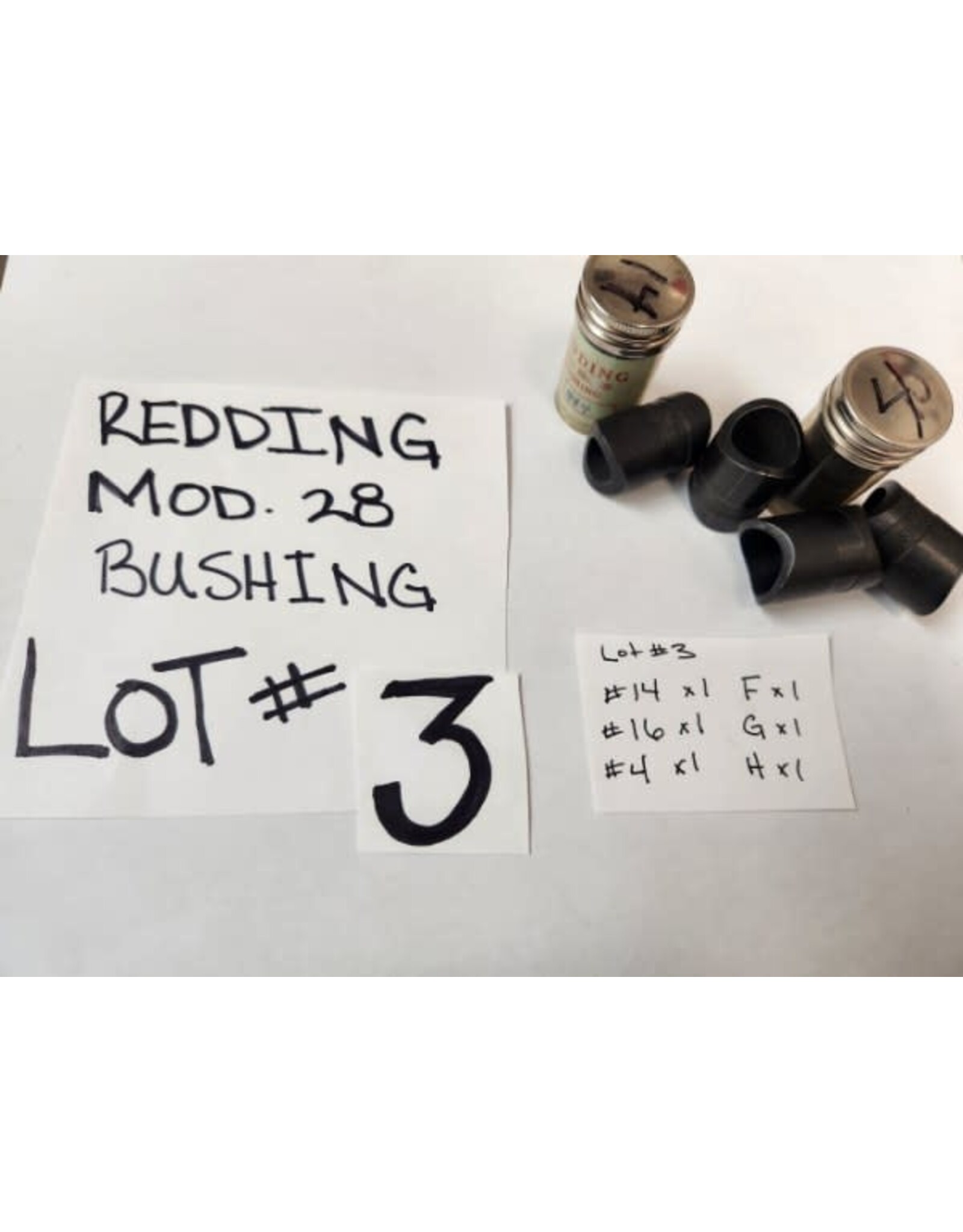 Vintage Redding Shotshell Reloading Bushings - Lot #3 (6 Bushings)