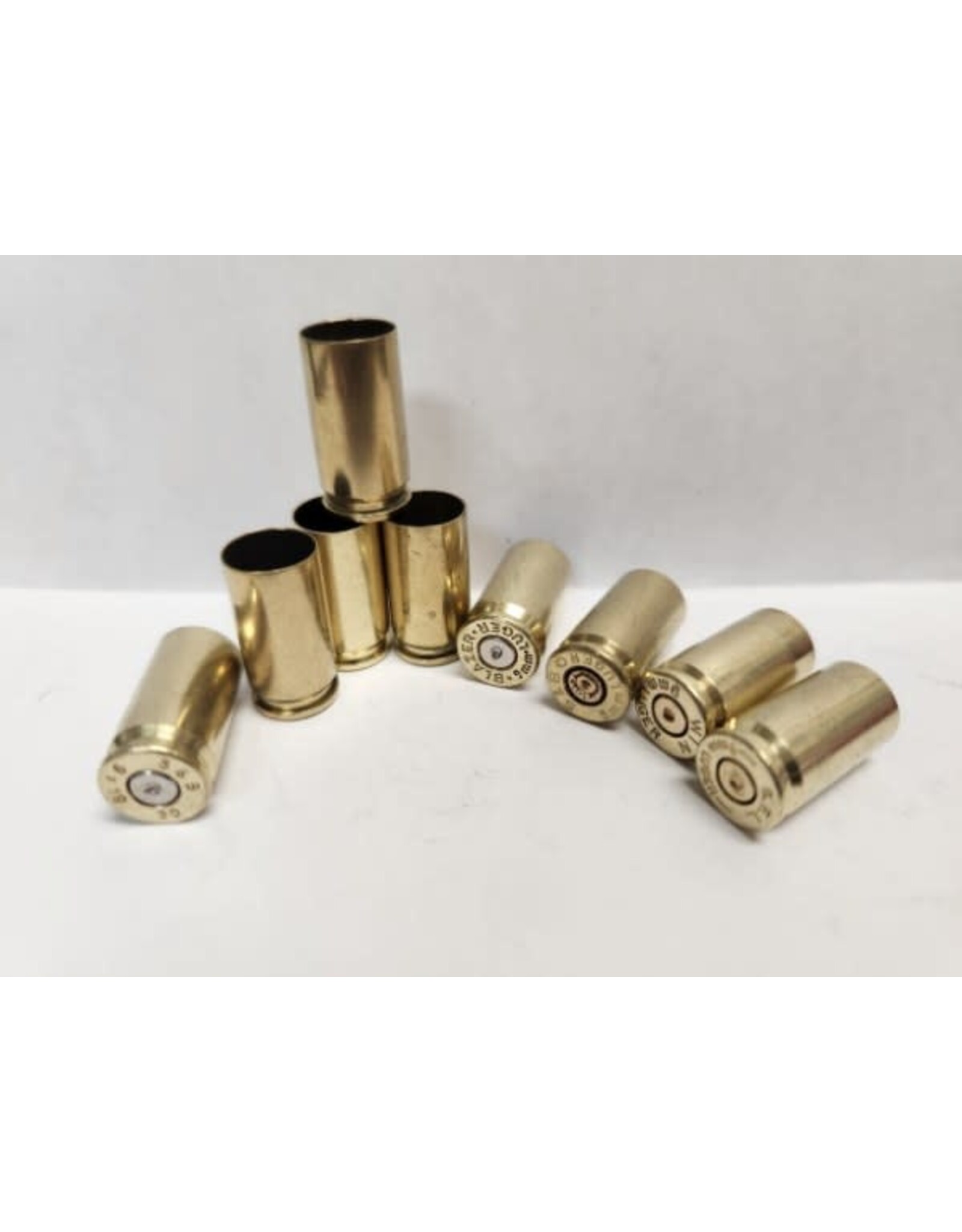 9mm Polished Range Brass - 100 Count