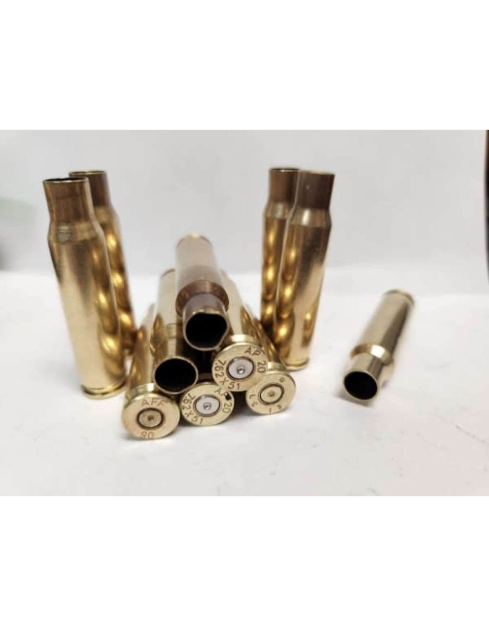 7.62x51mm (.308WIN) Brass MILITARY STAMPS - 65  Count