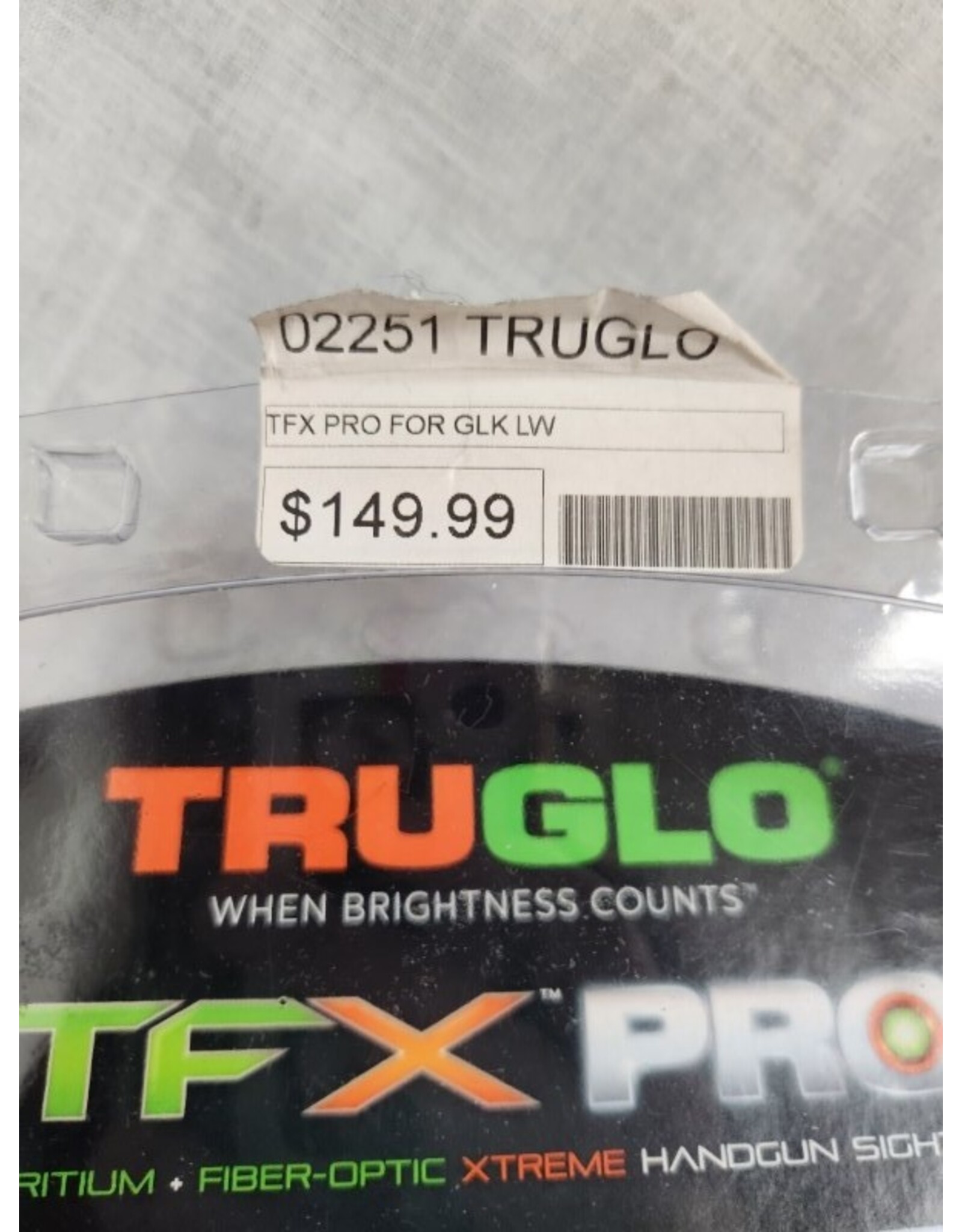 TruGlo TFX-Pro Night Sights - Glock 17/19/22/23/24/26/27/33/34/35/38/39 - Take-Off's