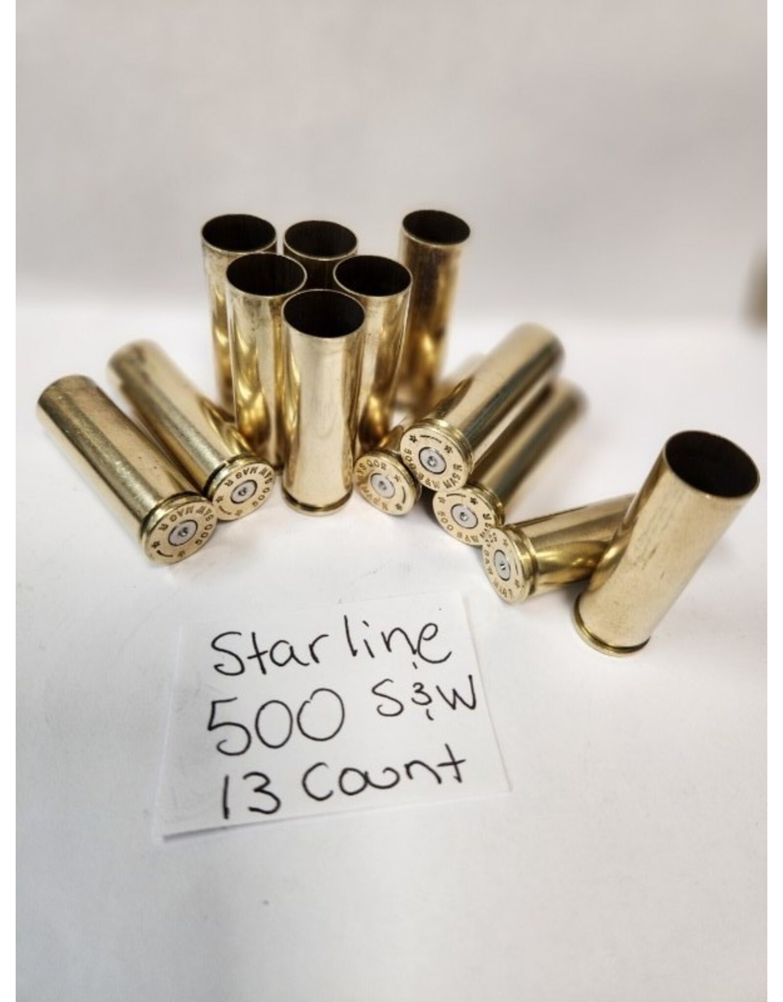 500 S&W Range Brass - 13 Count