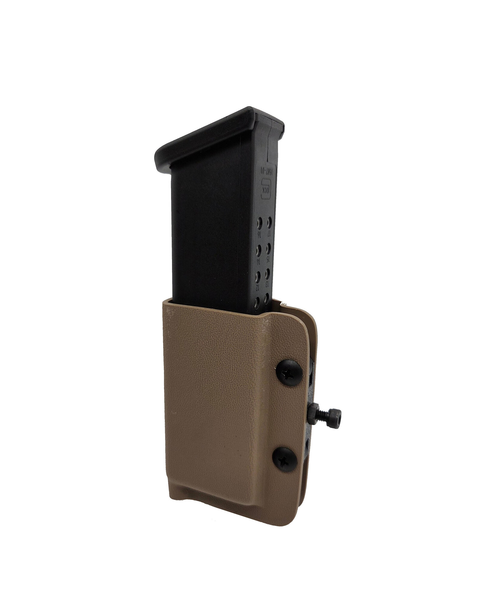 Amodemo Double stack 9mm Mag Carrier, FDE Universal