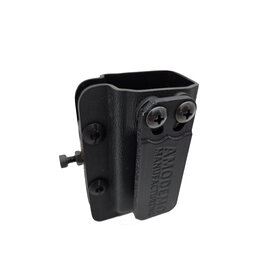 Amodemo Double stack 9mm Mag Carrier, Black Univaersal