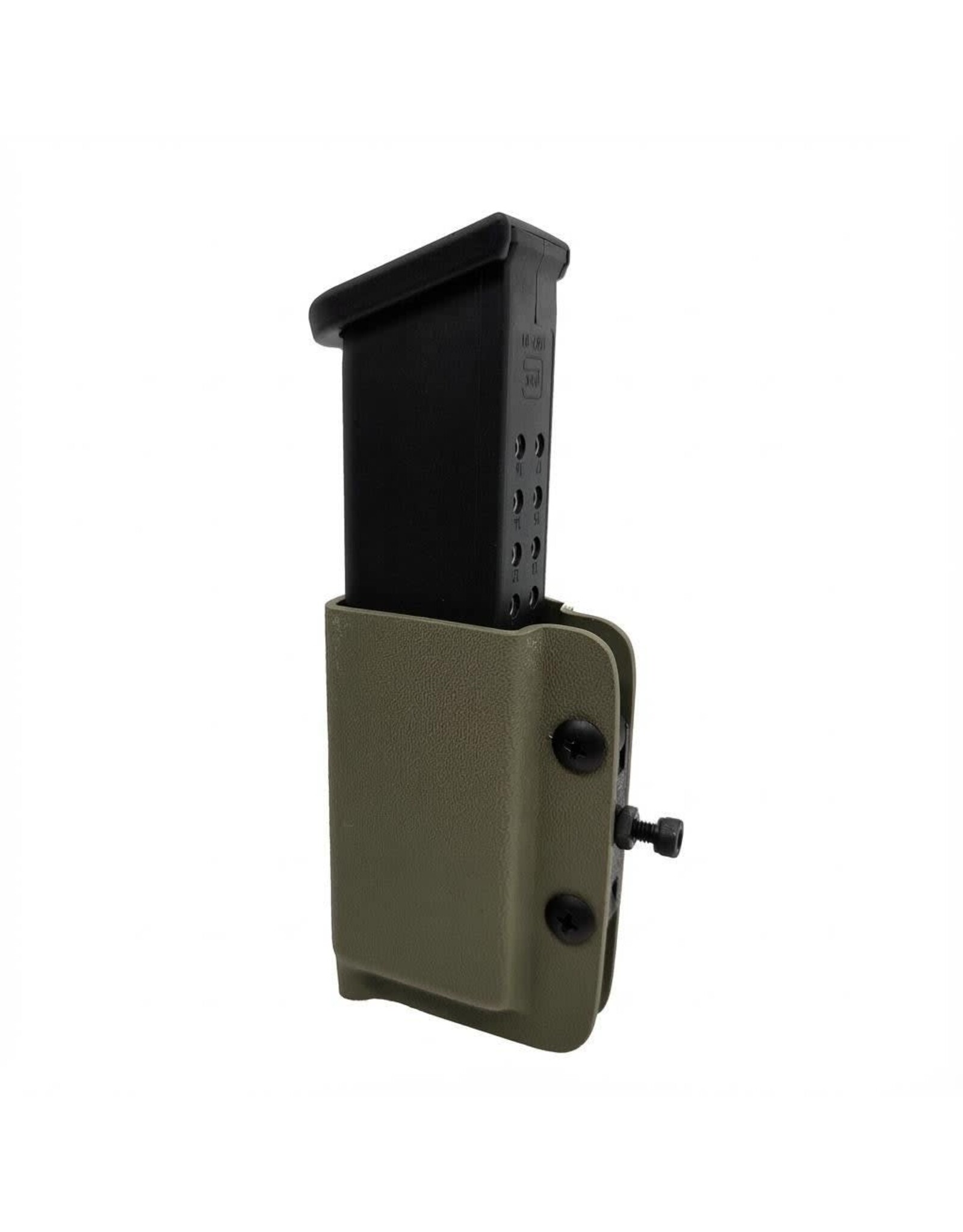 Amodemo Double stack 9mm Mag Carrier, Green Universal