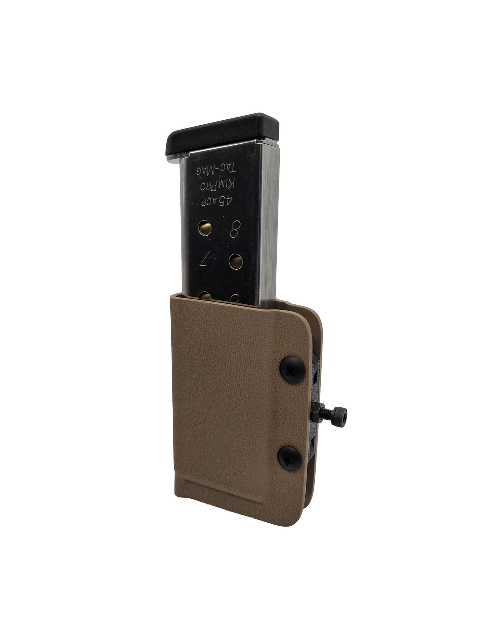 Amodemo Single stack 9mm Mag Carrier, FDE Universal