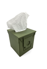 Amodemo Mfg. Ammo Can Tissue Box, OD Green