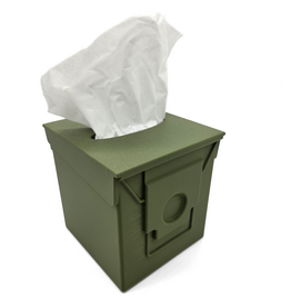Amodemo Mfg. Ammo Can Tissue Box, OD Green