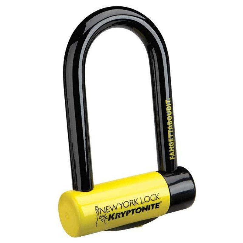 Kryptonite LOCKS U-LOCK KRYPTONITE NY FAHGETTABOUDIT MINI 3.25x6 (18mmx8.2cmx15.3cm)