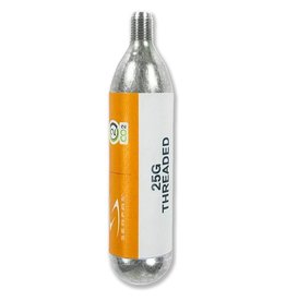 CO2 CARTRIDGE REFILL 25G THREADED SERFAS Single