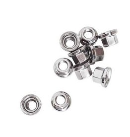 XLC AXLE NUT XLC Track 9.0X1mm Chrome Single