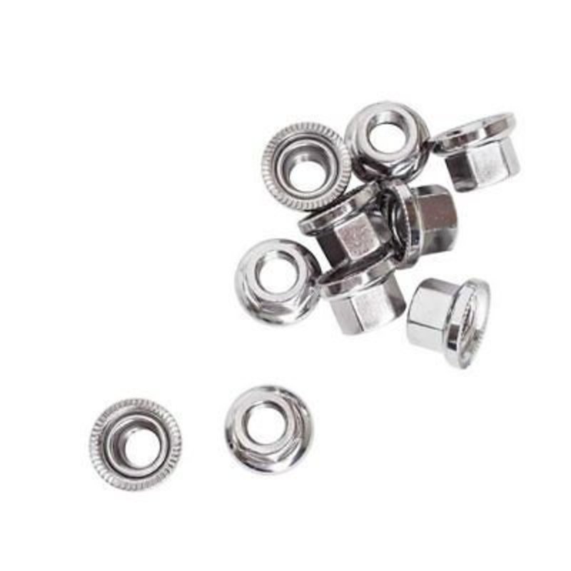 XLC AXLE NUT XLC Track 9.0X1mm Chrome Single