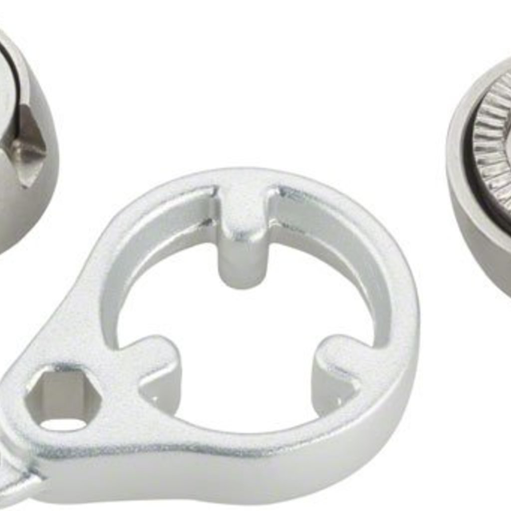 WHEEL LOCK Delta KnoxNuts M10 Locking Nuts for Solid Axles DTLA Bikes