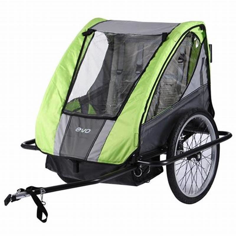 Evo BABY TRAILER EVO E-Tec 2-UP ST 20" GREY/GREEN