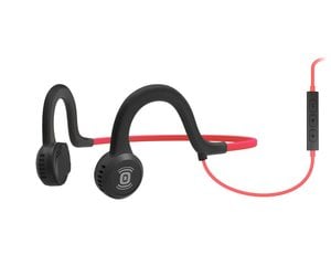 HEADPHONES AFTERSHOKZ Wired Sports Titanium w Mic Lava Red DTLA Bikes