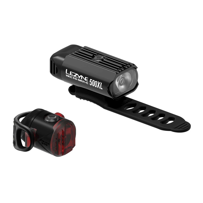 Lezyne Hecto Drive 500XL + Strip ライトセット 1-LED-9F-