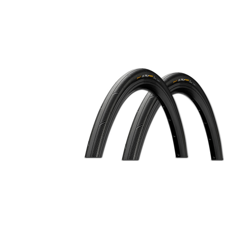 TIRES FOLD 700x28 CONTINENTAL Ultra Sport III Wire Bead Black Pure Grip