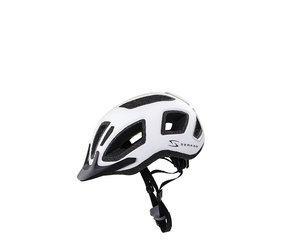 HELMET SERFAS METRO WHITE/BLACK L/XL DTLA Bikes