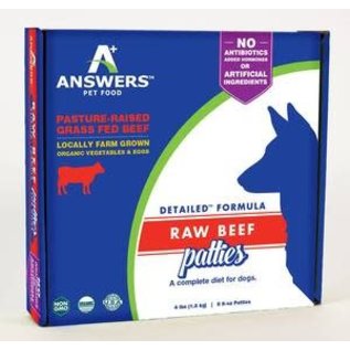 Answers - Detailed Beef Patties 8oz/4#