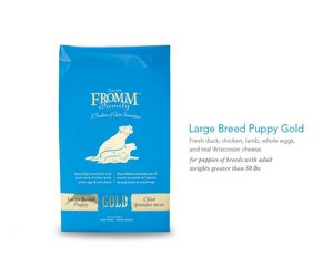 Fromm large top breed puppy gold
