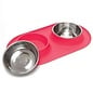 Messy Mutts - Silicone Double Feeder Red