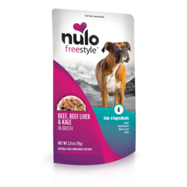 Nulo - Beef, Beef Liver & Kale Pouch Dog 2.8oz