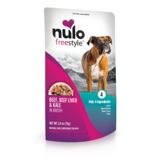 Nulo - Beef, Beef Liver & Kale Pouch Dog 2.8oz