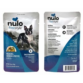 Nulo - Mackerel, Chicken & Mussel Pouch Dog 2.8oz