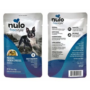 Nulo - Mackerel, Chicken & Mussel Pouch Dog 2.8oz