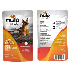 Nulo - Chicken, Salmon & Carrot  Pouch Dog 2.8oz