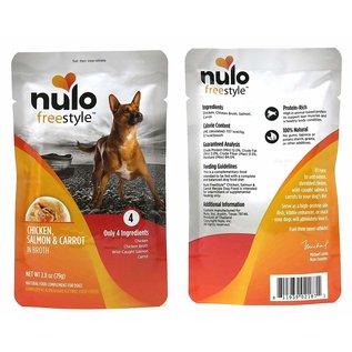 Nulo - Chicken, Salmon & Carrot  Pouch Dog 2.8oz