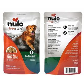 Nulo - Chicken & Green Beans Pouch Dog 2.8oz