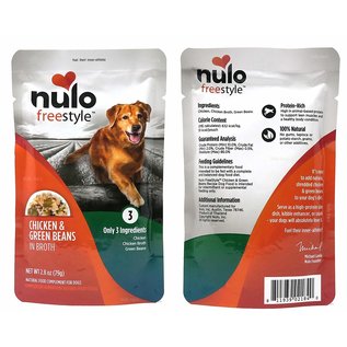 Nulo - Chicken & Green Beans Pouch Dog 2.8oz
