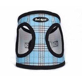 Bark Appeal - Mesh Step In Blue Plaid Medium