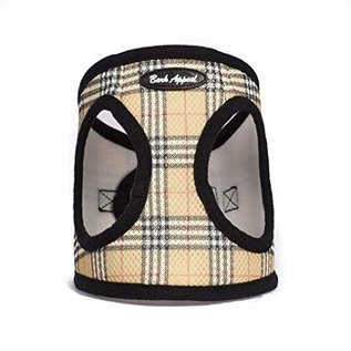 Bark Appeal - Mesh Step In Tan Plaid XLarge