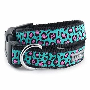 Worthy Dog - Cheetah Teal Large