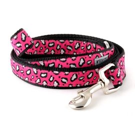 Worthy Dog - Cheetah Pink 5/8x5 Leash