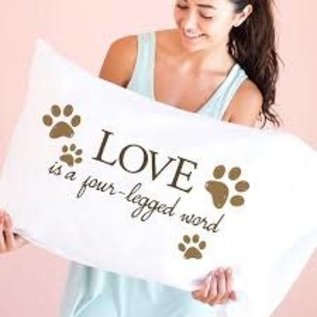 Faceplant - Love is a Four-Legged Word Pillowcase