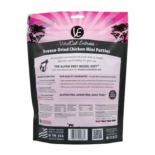 Vital Essentials Vital Essentials - Freeze Dried Chicken Mini Patties 1#