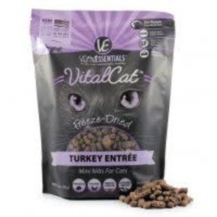 Vital Essentials Vital Essentials -  Freeze Dried Turkey Mini Nibs Cat 12oz