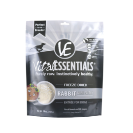 Vital Essentials Vital Essentials - Freeze Dried Rabbit Mini Patties 14oz