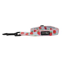 Sassy Woof - I Woof You Berry Much Fabric Leash